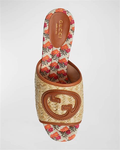 gucci platform sandals replica|authenticate Gucci marmont raffia slides.